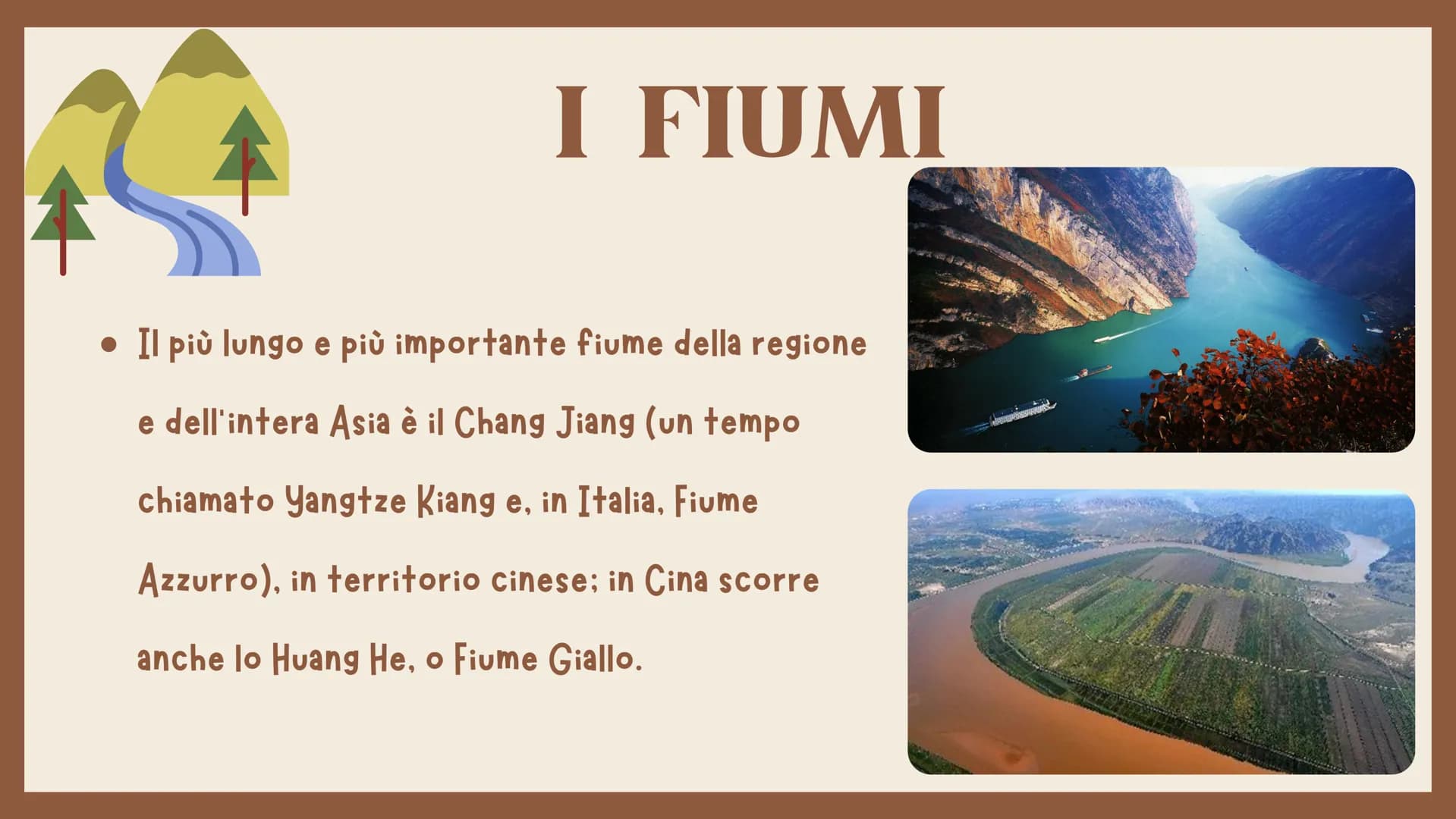 ESTREMO ORIENTE
APPROFONDIMENTO
LA CINA
*** TERRITORIO
Quando si parla di Estremo Oriente si indica la regione
che comprende Cina, Giappone,