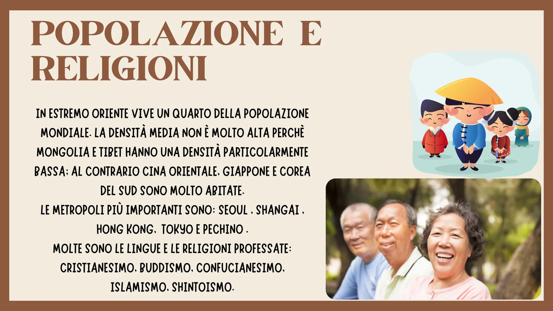 ESTREMO ORIENTE
APPROFONDIMENTO
LA CINA
*** TERRITORIO
Quando si parla di Estremo Oriente si indica la regione
che comprende Cina, Giappone,