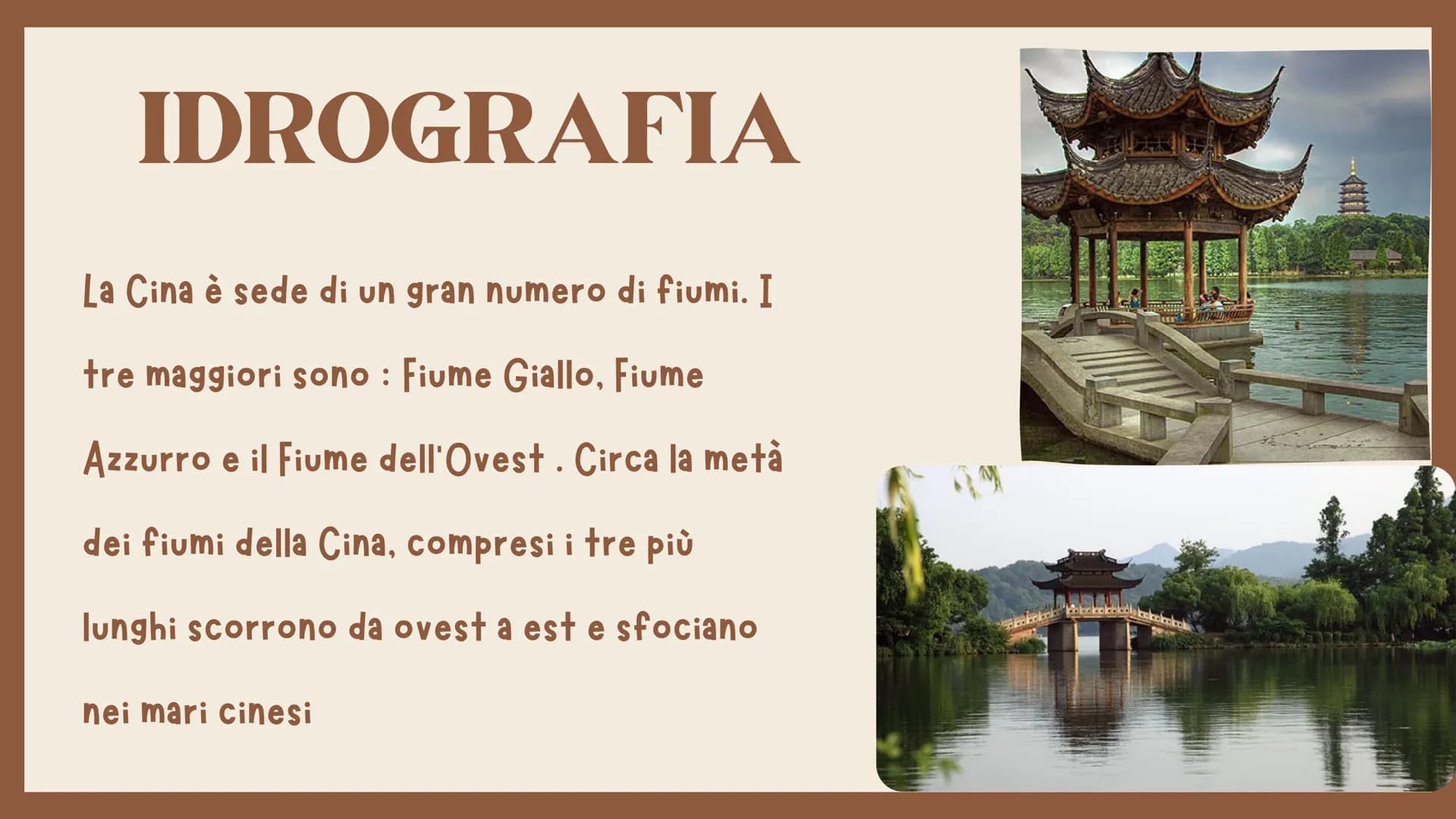 ESTREMO ORIENTE
APPROFONDIMENTO
LA CINA
*** TERRITORIO
Quando si parla di Estremo Oriente si indica la regione
che comprende Cina, Giappone,