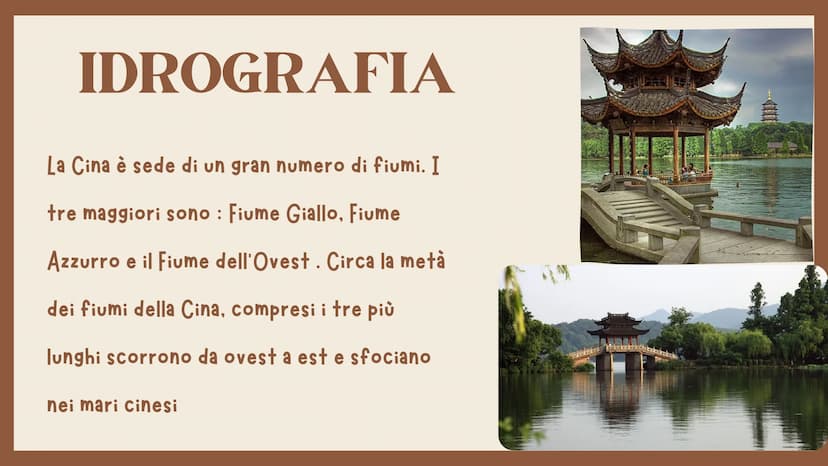 ESTREMO ORIENTE
APPROFONDIMENTO
LA CINA
*** TERRITORIO
Quando si parla di Estremo Oriente si indica la regione
che comprende Cina, Giappone,