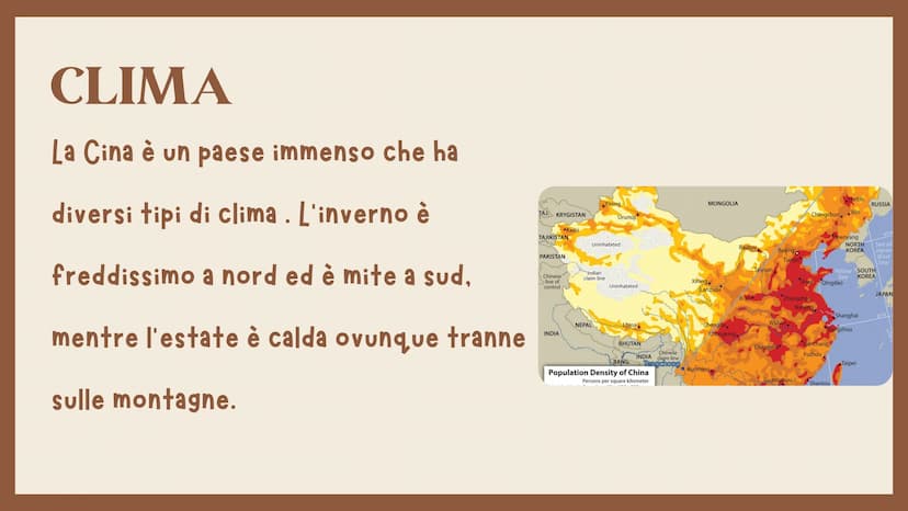ESTREMO ORIENTE
APPROFONDIMENTO
LA CINA
*** TERRITORIO
Quando si parla di Estremo Oriente si indica la regione
che comprende Cina, Giappone,