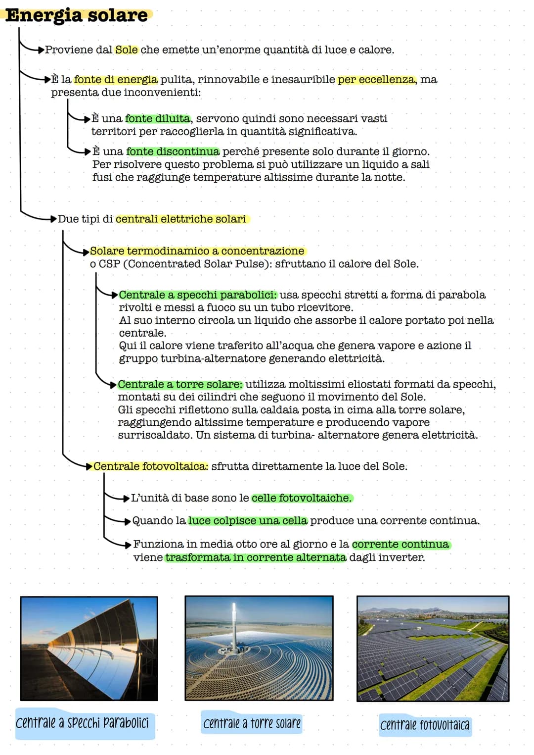 Fonti di energia rinnovabile
Caratteristiche generali
Le fonti rinnovabili sono fonti di energia che non si esauriscono.
Derivano dal Sole e