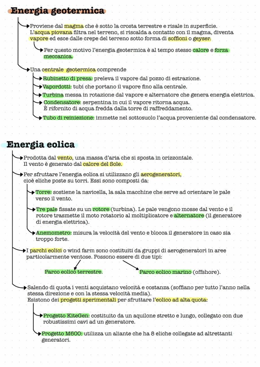 Fonti di energia rinnovabile
Caratteristiche generali
Le fonti rinnovabili sono fonti di energia che non si esauriscono.
Derivano dal Sole e