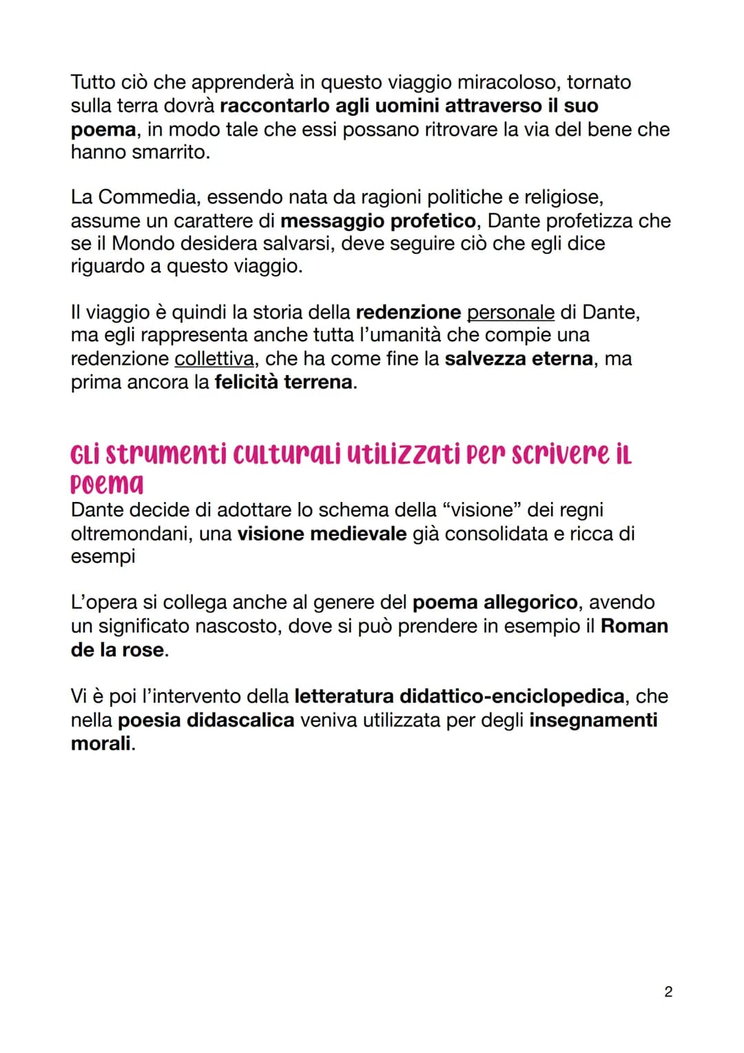 La genesi dell'Opera
La Commedia nasce da una visione:
cupa
apocalittica
catastrofica
tragica
●
●
La Commedia
●
della realtà, Dante vuole ra