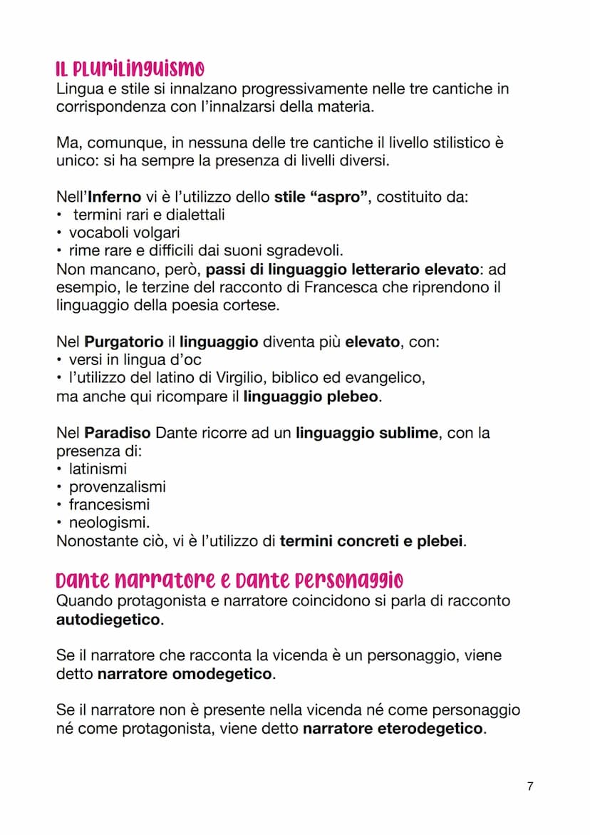 La genesi dell'Opera
La Commedia nasce da una visione:
cupa
apocalittica
catastrofica
tragica
●
●
La Commedia
●
della realtà, Dante vuole ra