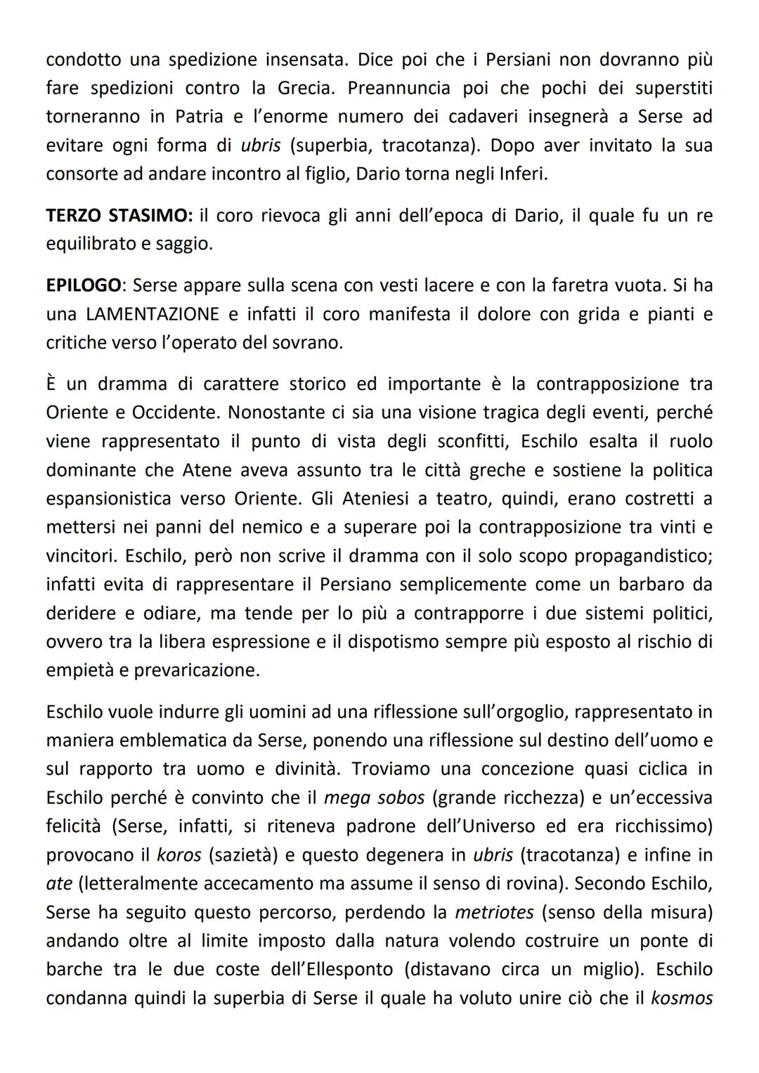 ESCHILO
Eschilo nacque nel 525 a.c. a Eleoisi, vicino Atene, da una famiglia aristocratica
(era figlio di Euforione). Nel 484 vinse il suo p