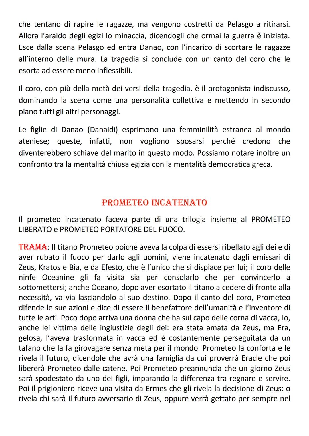 ESCHILO
Eschilo nacque nel 525 a.c. a Eleoisi, vicino Atene, da una famiglia aristocratica
(era figlio di Euforione). Nel 484 vinse il suo p