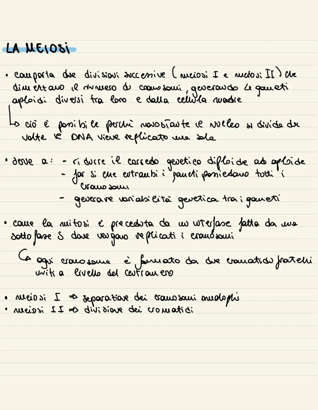 
<p>Il ciclo cellulare è l'insieme degli eventi compresi tra la formazione della cellula e la sua divisione in due cellule figlie. Si compon