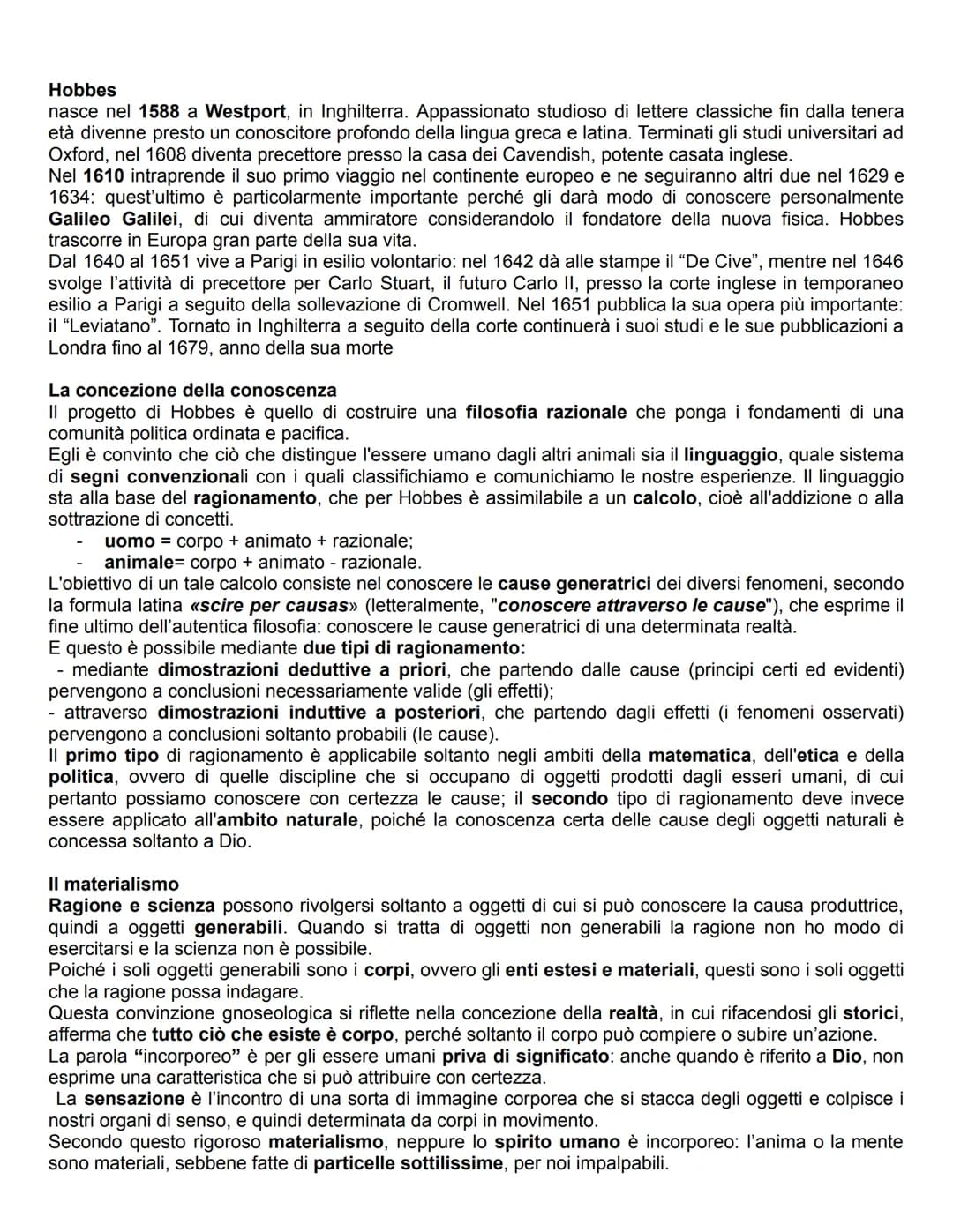 Hobbes
nasce nel 1588 a Westport, in Inghilterra. Appassionato studioso di lettere classiche fin dalla tenera
età divenne presto un conoscit