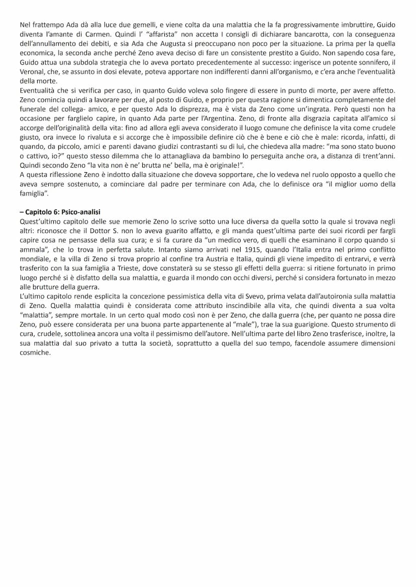 La Coscienza di Zeno
- RIASSUNTO La coscienza di Zeno è il terzo romanzo di Italo Svevo, scritto di getto nel 1919 e pubblicato nel 1922, do