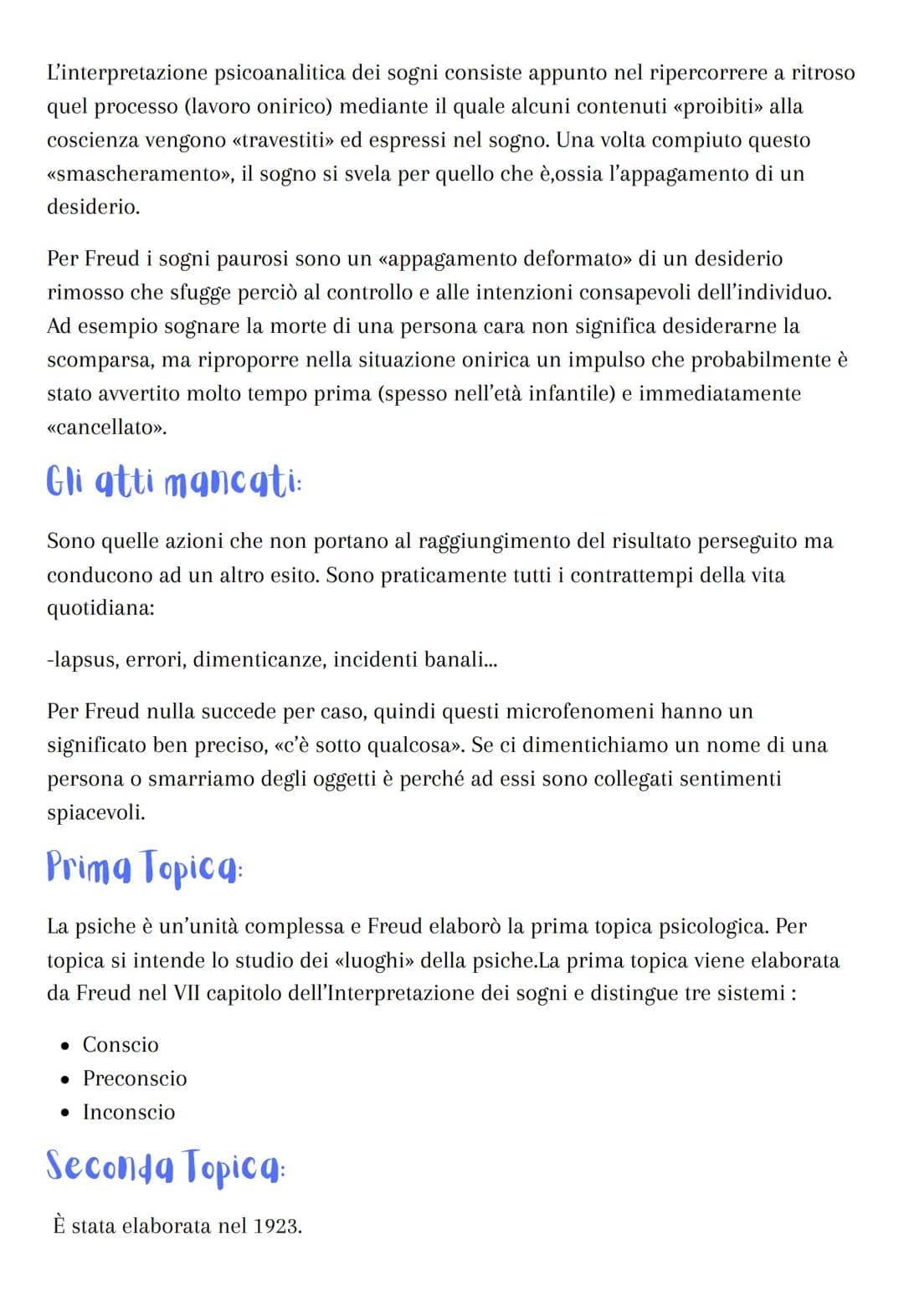 Sigmund Freud
Freud fu il padre della psicoanalisi.La psicoanalisi è letteralmente «analisi della
psiche»> È una teoria elaborata da Freud p