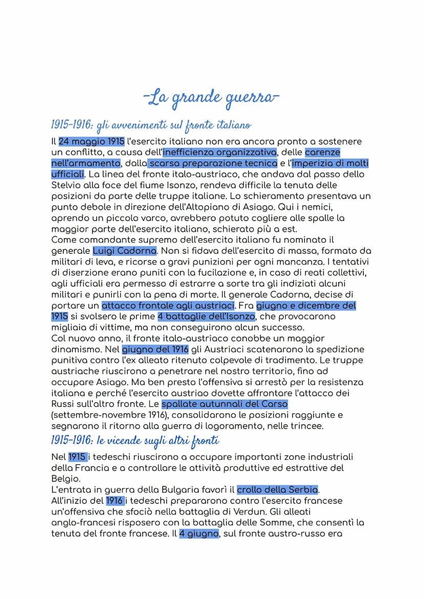 -1° Guerra Mondiale-
La prima Guerra Mondiale (1914-1918), ebbe cause remote di carattere
politico, economico, militare e socioculturale.
ca