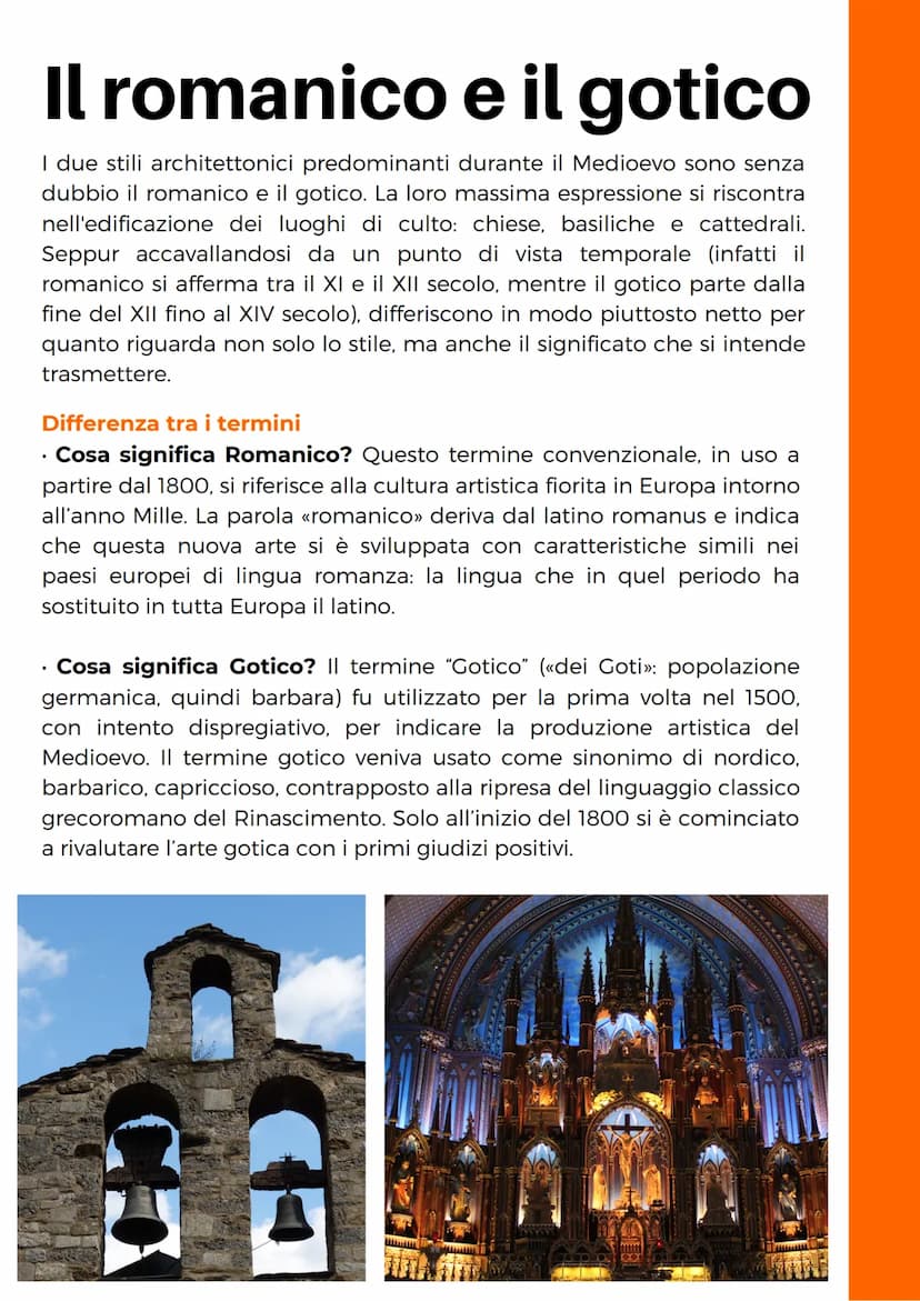 Arte Romanica
Differenze tra Arte Romanica e Arte Gotica.
MANN EEN
FRON
L'Arte Gotica e Romanica a
confronto: Le Differenze
PARK
Lavoro real