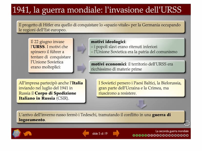 1939: l'aggressione della Polonia
1 settembre 1939: la Germania aggredì
la Polonia e nel giro di pochi giorni la
costrinse alla resa (18 set