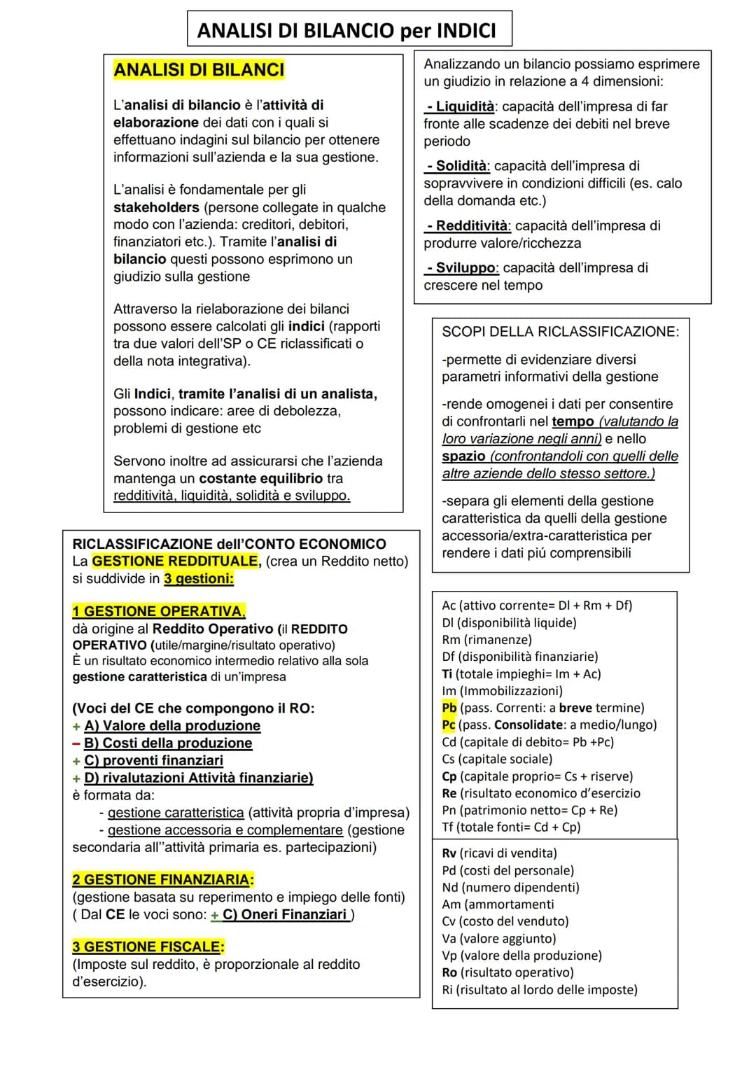BILANCIO-
Manca:
Revisione legale dei conti (pag 384 II BILANCIO D'ESERCIZIO
é il documento che rappresenta la situazione patrimoniale e fin