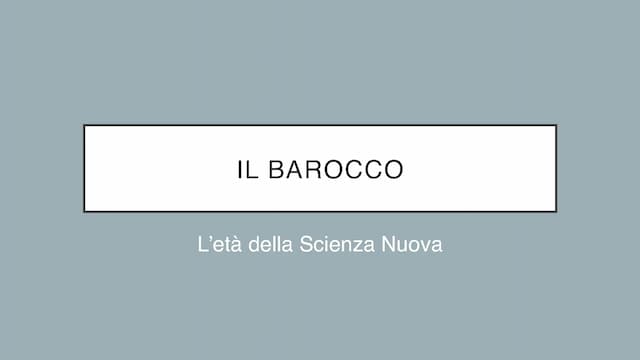 Know  Manierismo e barocco - Marino thumbnail