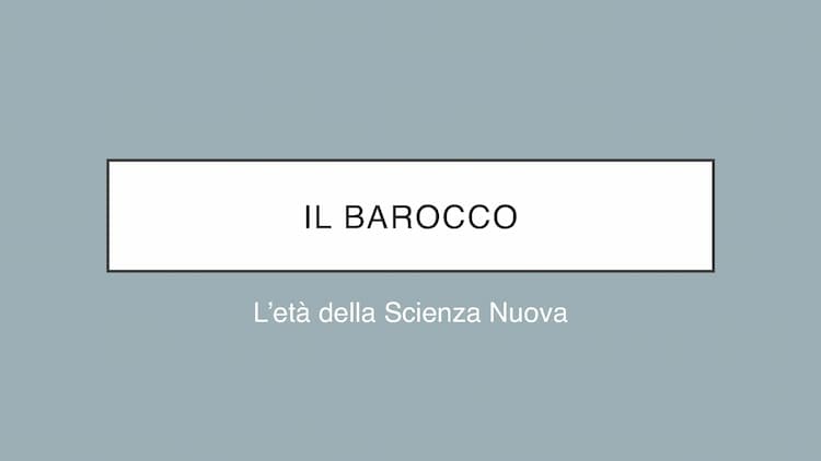 Know  Manierismo e barocco - Marino thumbnail
