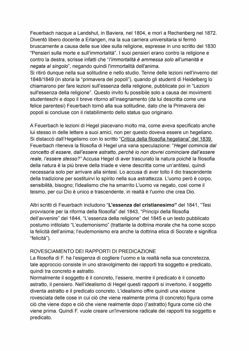 APPUNTI FILOSOFIA
DESTRA E SINISTRA HEGELIANA
Dopo la morte di Hegel a causa di un'epidemia di colera, avvenuta nel 1831 dopo un
lungo perio
