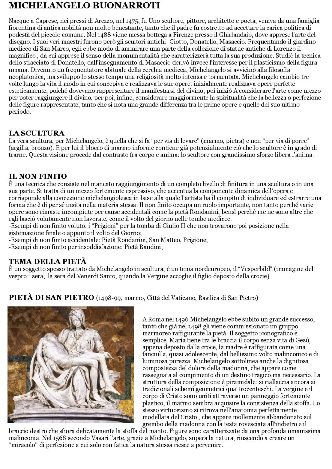 Michelangelo Buonarroti