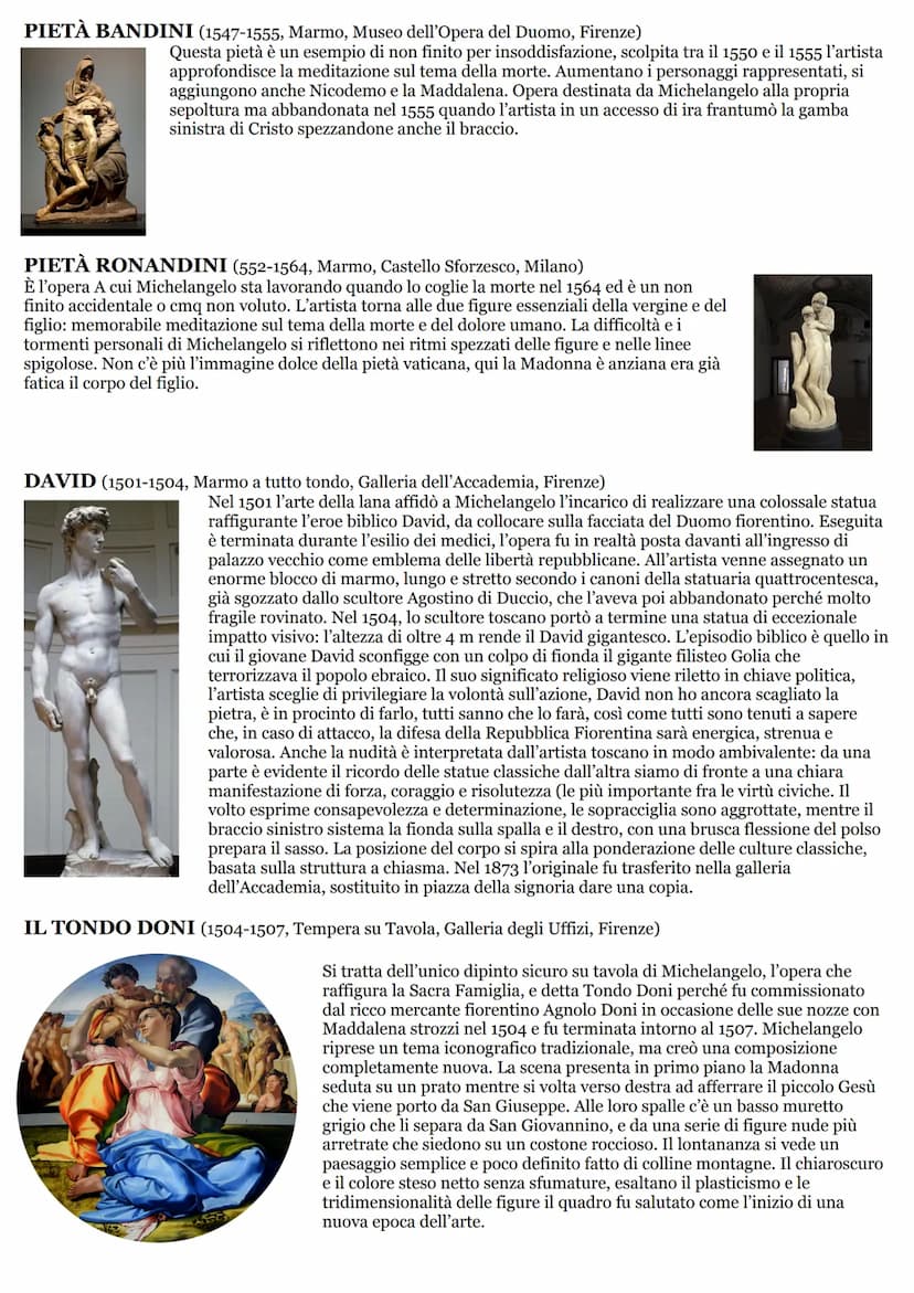 MICHELANGELO BUONARROTI
Nacque a Caprese, nei pressi di Arezzo, nel 1475, fu Uno scultore, pittore, architetto e poeta, veniva da una famigl