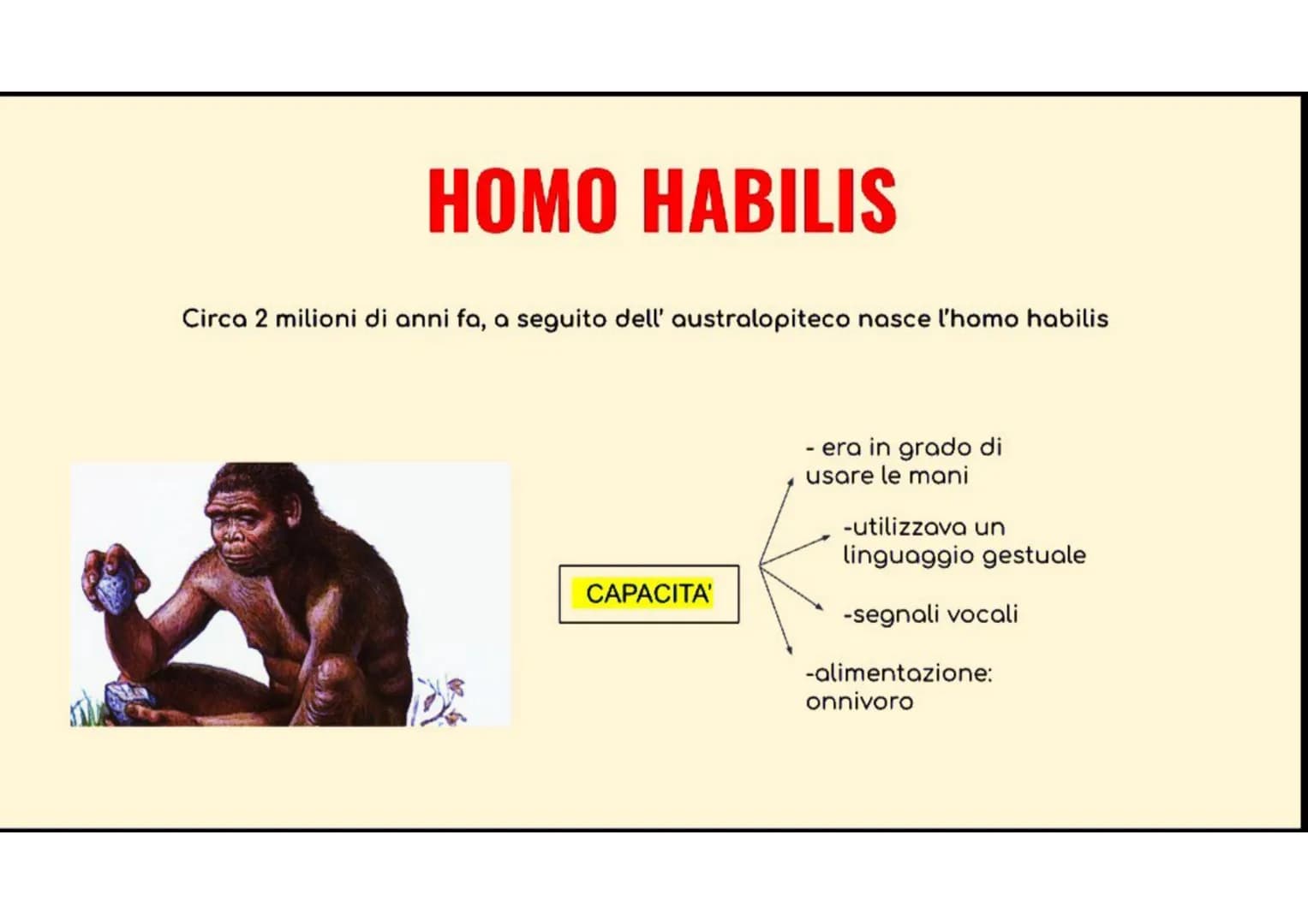 LA PREISTORIA
La preistoria è il periodo di avvenimenti (cioè fatti accaduti) prima dell'invenzione della scrittura
PALEOLITICO
(in questo p