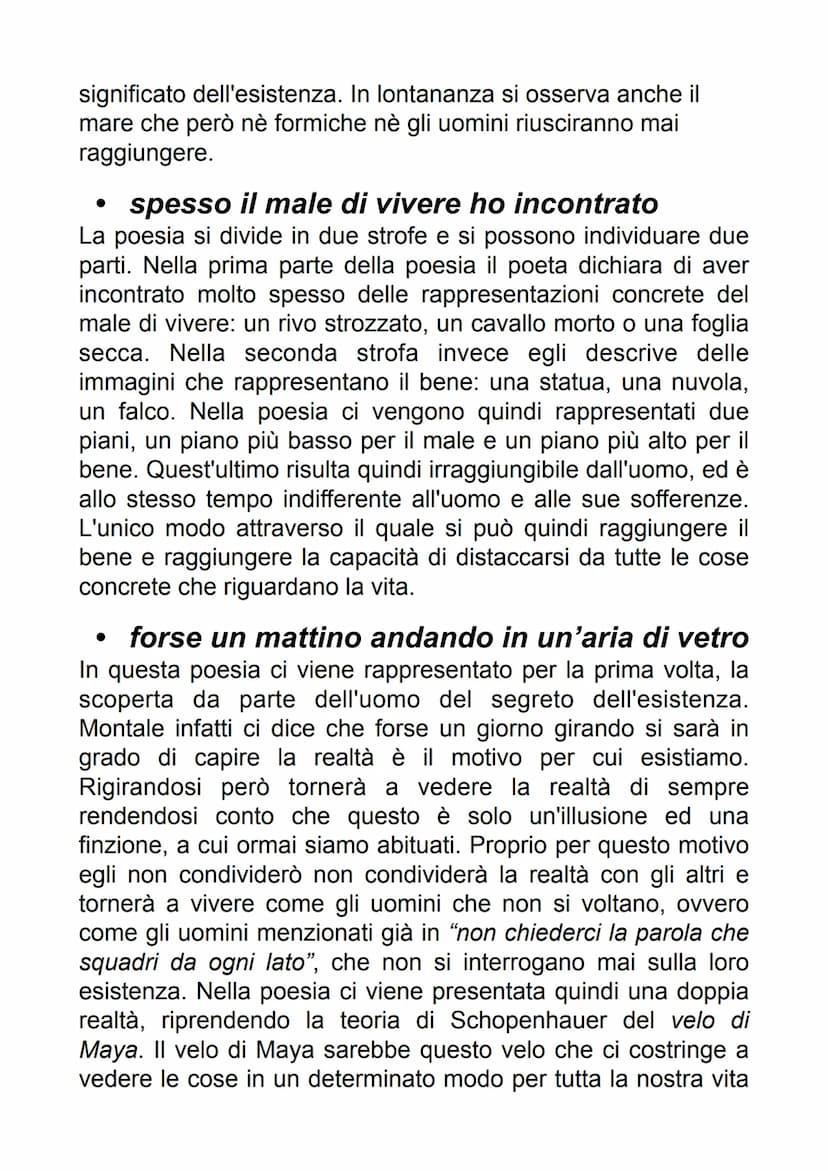 EUGENIO MONTALE
• La poesia viene considerata una poesia degli oggetti, in
quanto, un po' come aveva fatto in passato Pascoli, anche lui
par