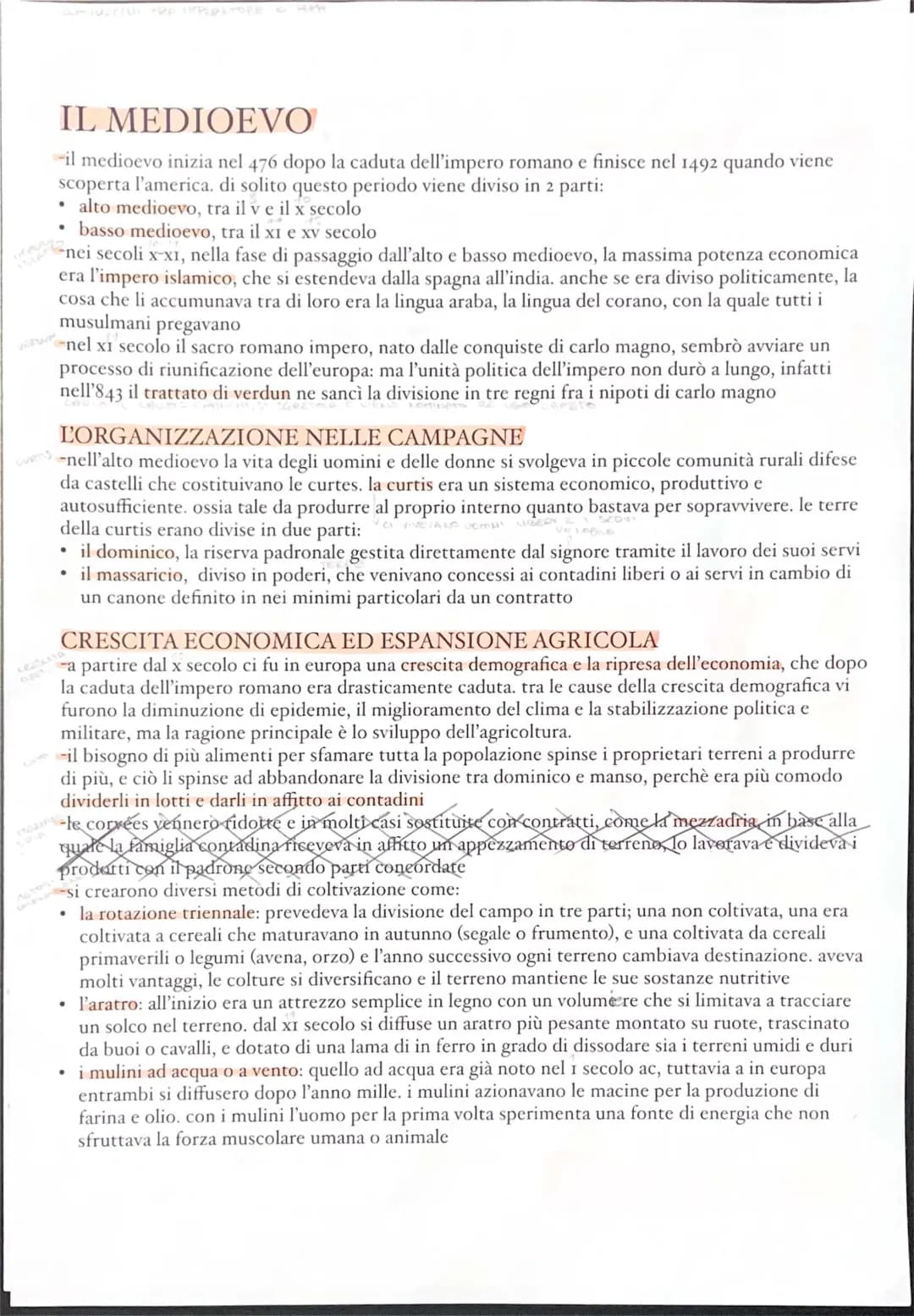 Medioevo: Inizio e Fine, Le Date Importanti e La Società Medievale