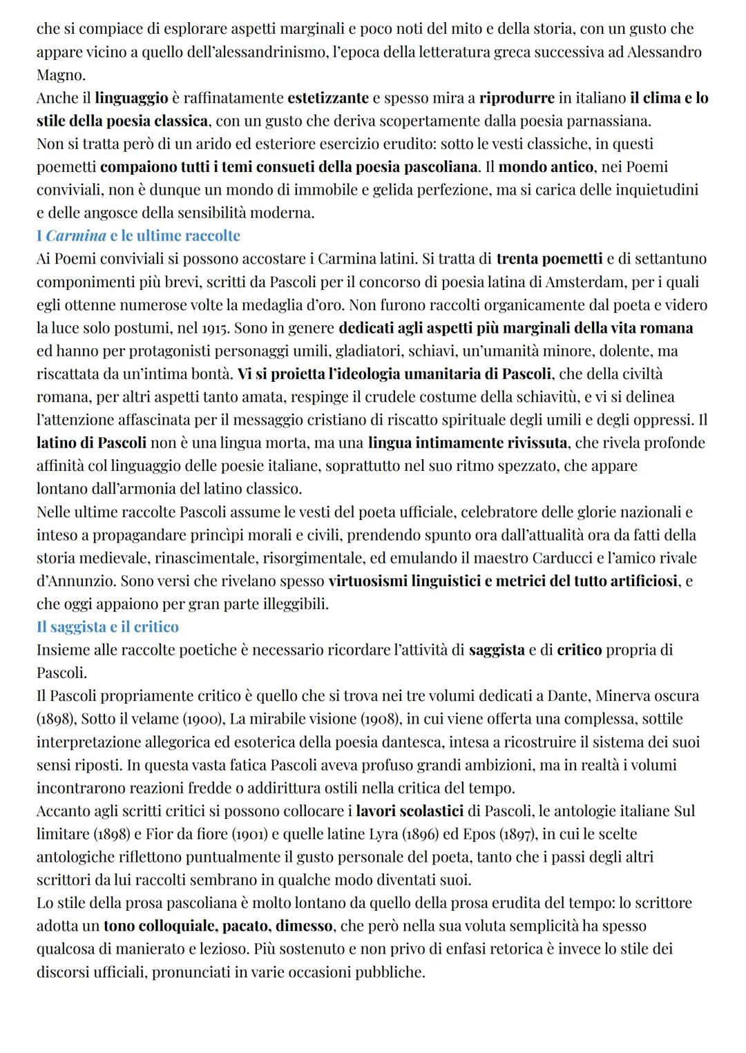 Italiano
Giovanni Pascoli
LA VITA
La giovinezza travagliata
Giovanni Pascoli nacque il 31 dicembre 1855 a San Mauro di Romagna, da una famig