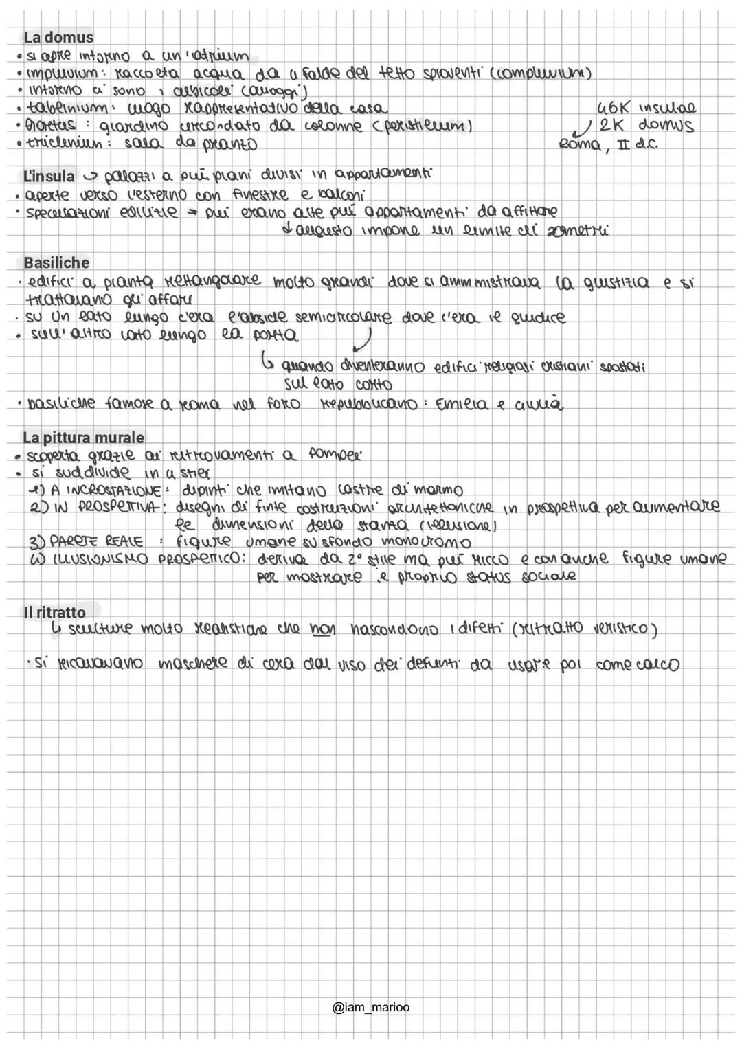 Ripasso per la verifica
argomenti: conoscenze generali sull'arte romana età repubblica
tecniche costruttive
la città e le infrastrutture
dom