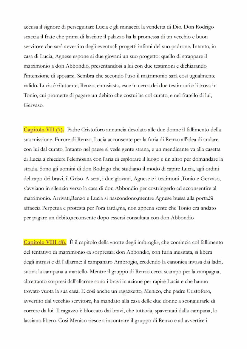 I PROMESSI SPOSI
(riassunti capitolo per capitolo)
Capitolo I (1). Una sera del mese di novembre 1628, su una stradina lungo la sponda
del l