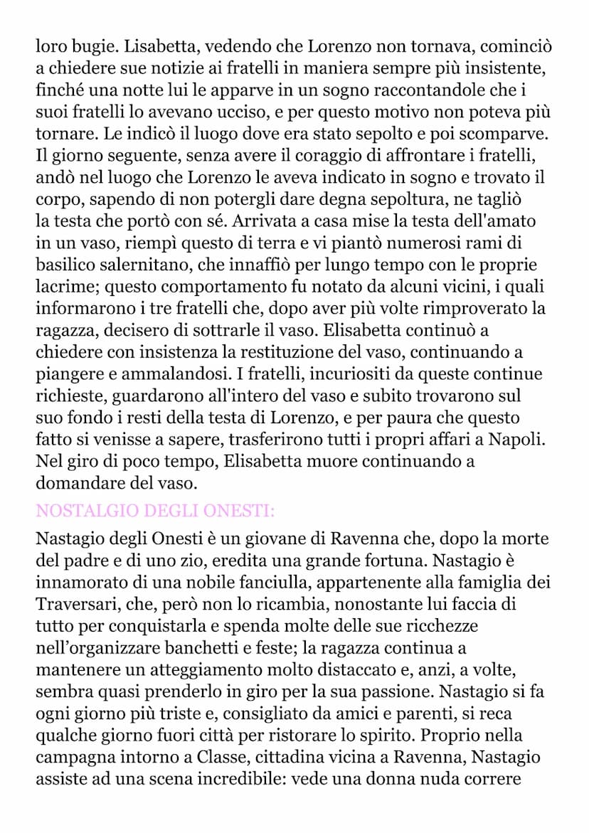 
<p>Giovanni Boccaccio nasce nel 1313 a Certaldo, figlio illegittimo del mercante Boccaccino di Chellino. Inizia gli studi a Firenze e nel 1