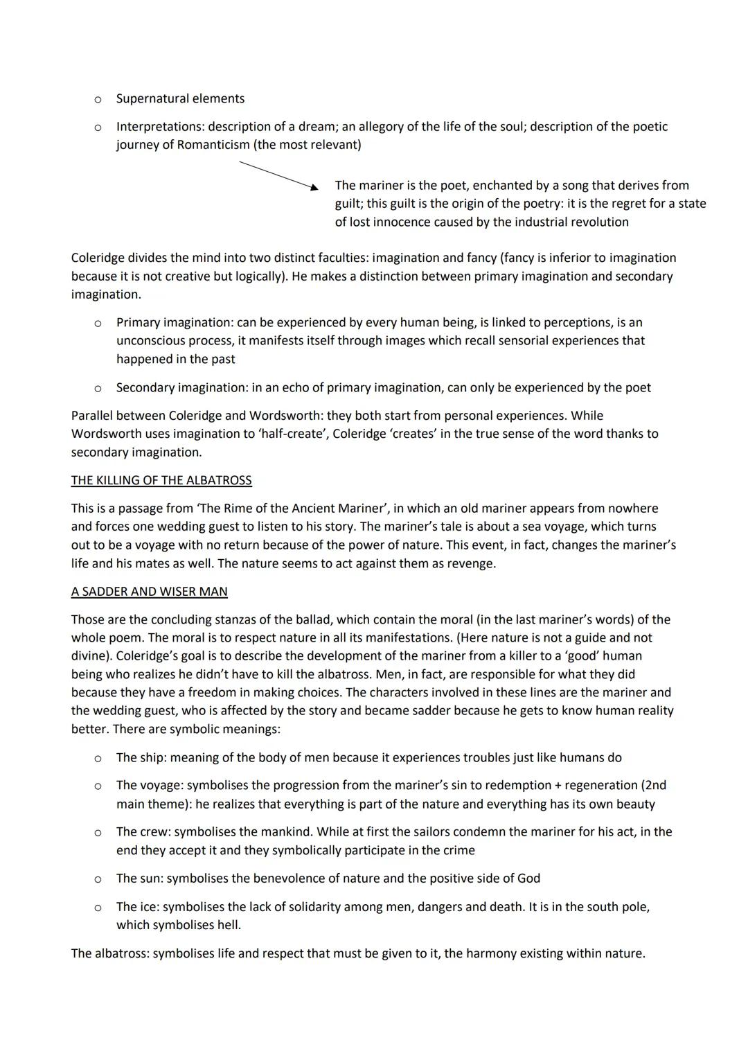 SAMUEL TAYLOR COLERIDGE
Samuel Taylor Coleridge was born in Devonshire in 1772. During the university years he was influenced by
the French 