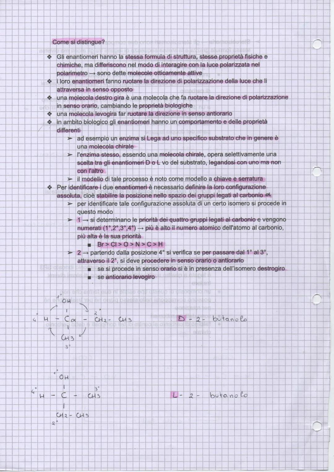 catena
ISOMERIA
H
U
H
H
1
1 1
4-6-0 - C - C - H
1
1
H H H
1
H
→ due o + sostanze con la stessa formula grezza ma formula di struttura divers