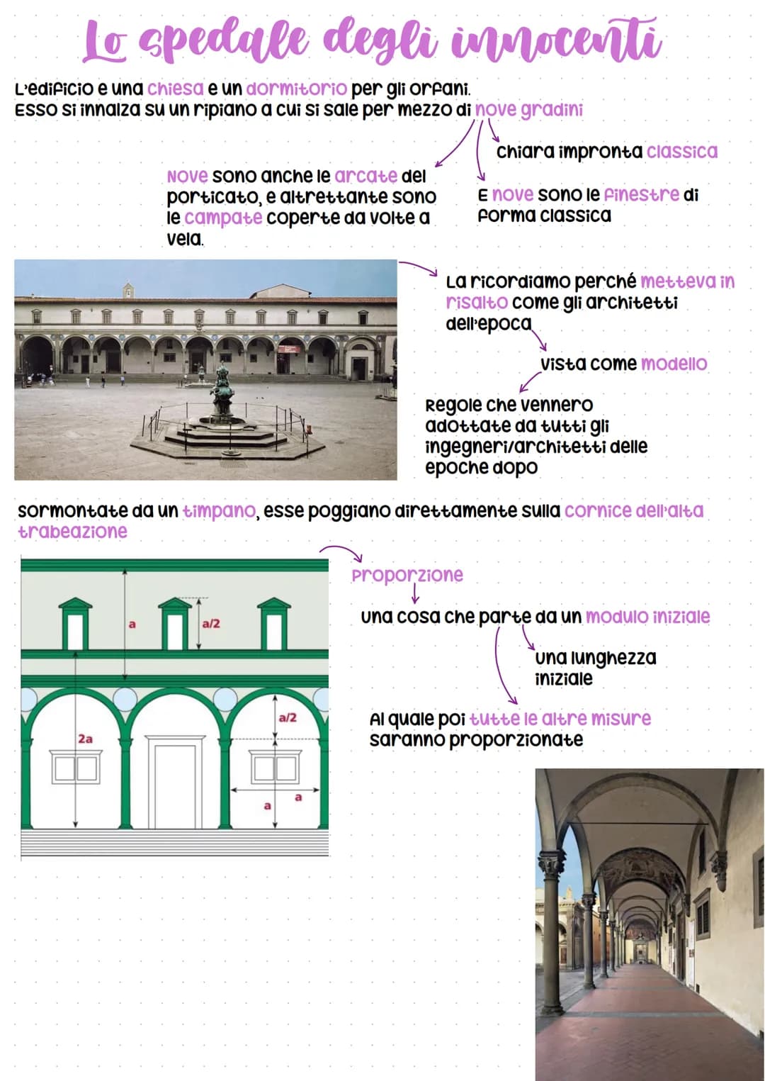 Rinascimento
Rinascita, il ritorno alle forme classiche dell'arte romana antica, l'adozione di un
metodo "sperimentale" nello studio della n