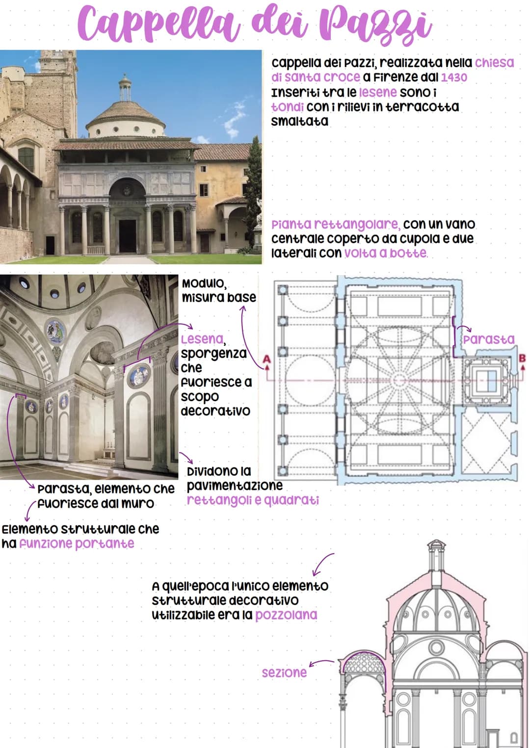 Rinascimento
Rinascita, il ritorno alle forme classiche dell'arte romana antica, l'adozione di un
metodo "sperimentale" nello studio della n