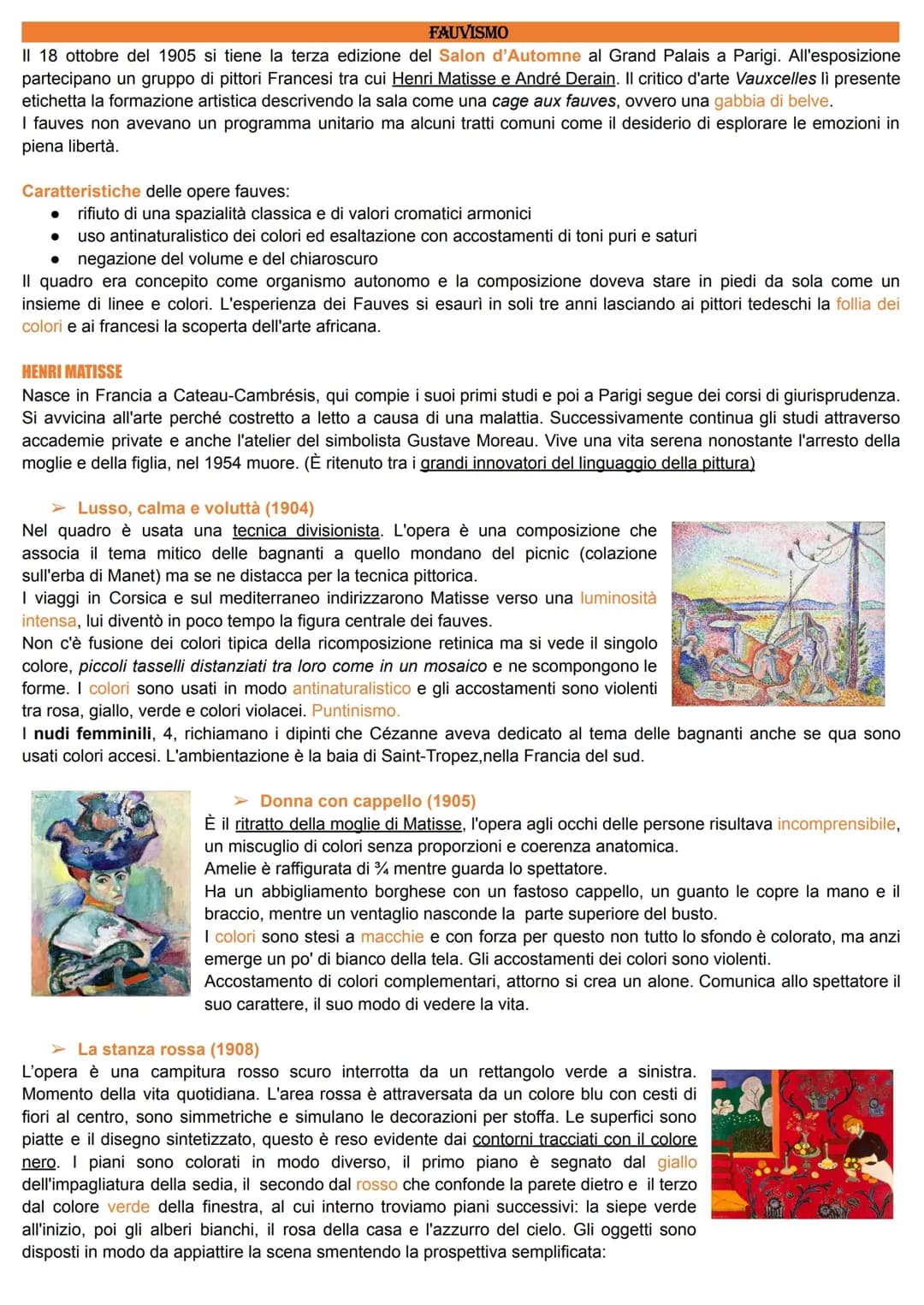 arte- fauvismo, cubismo, dadaismo e futurismo