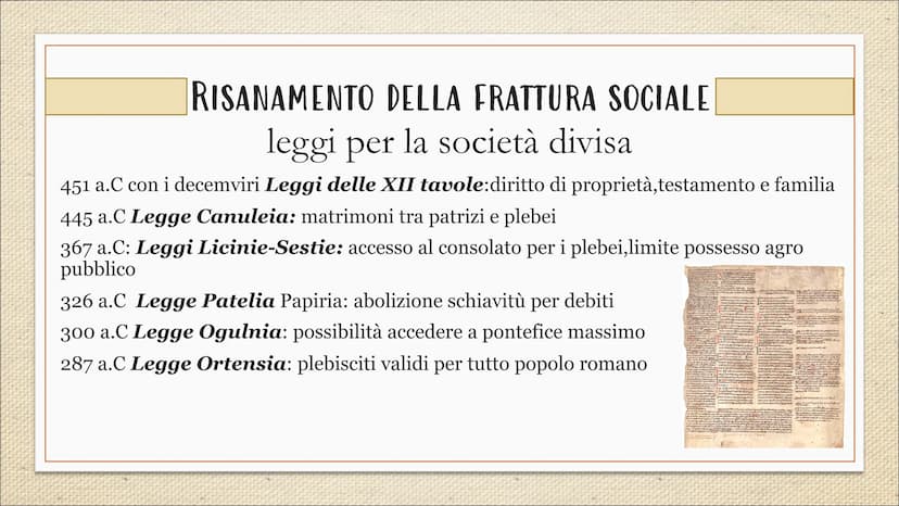 Dalla monarchia
alla repubblica
Tappe fondamentali
Personaggi
Leggi Romolo
Tullo Ostilio
Tarquinio Prisco
Tarquinio il
Superbo
17 re di Roma