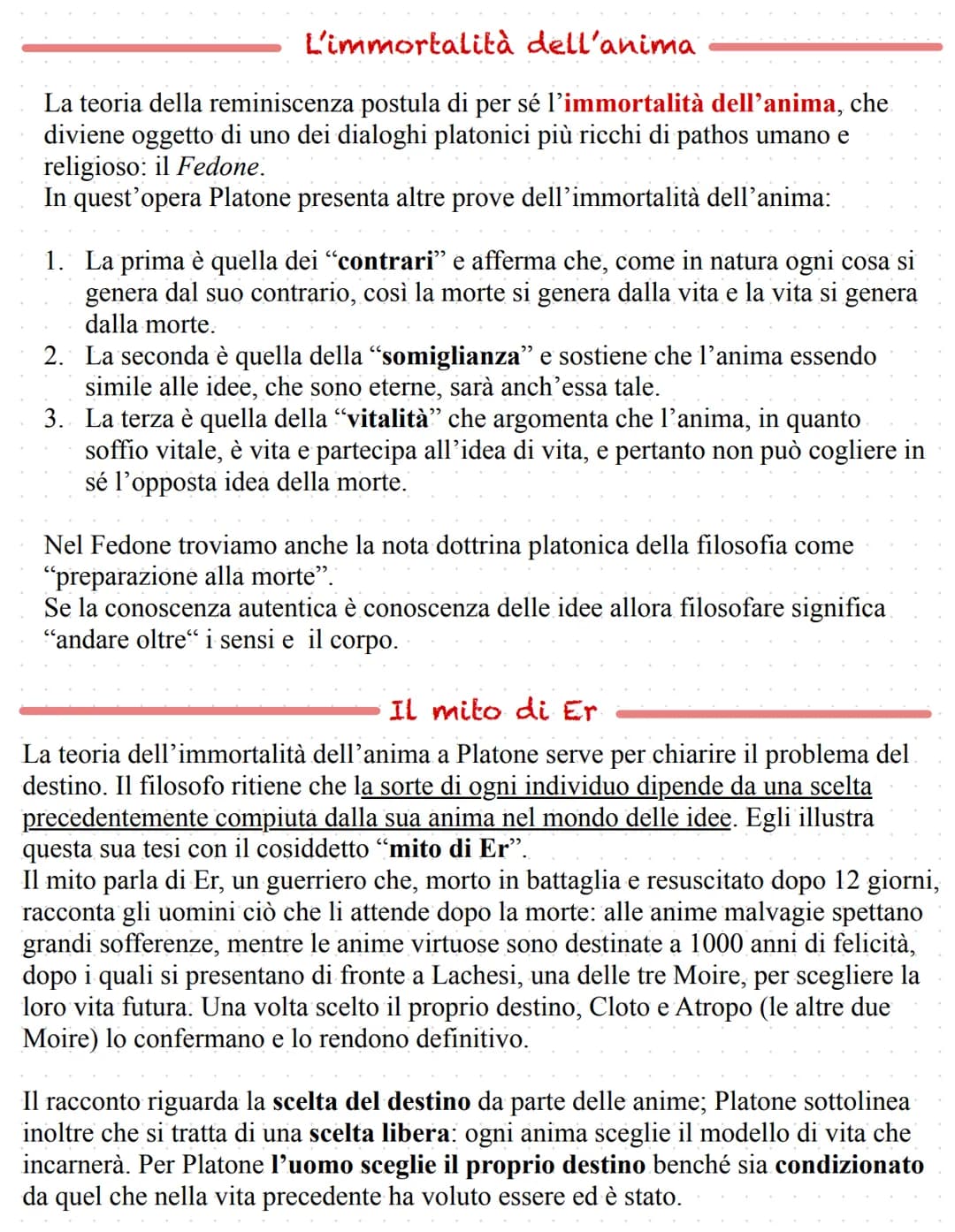 PLATONE
la vita
Platone nacque ad Atene nel 428 / 427 a.C.
Fu scolaro di Cratilio e a 20 iniziò a frequentare Socrate diventandone
discepolo