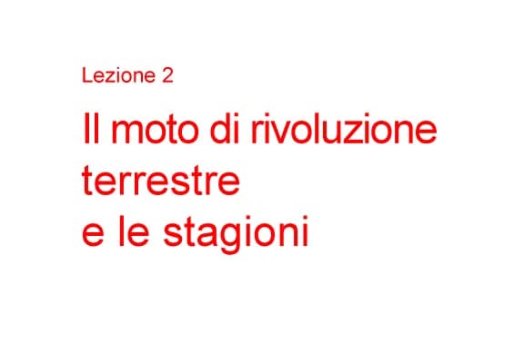 Know il moto di rivoluzione e le stagioni  thumbnail