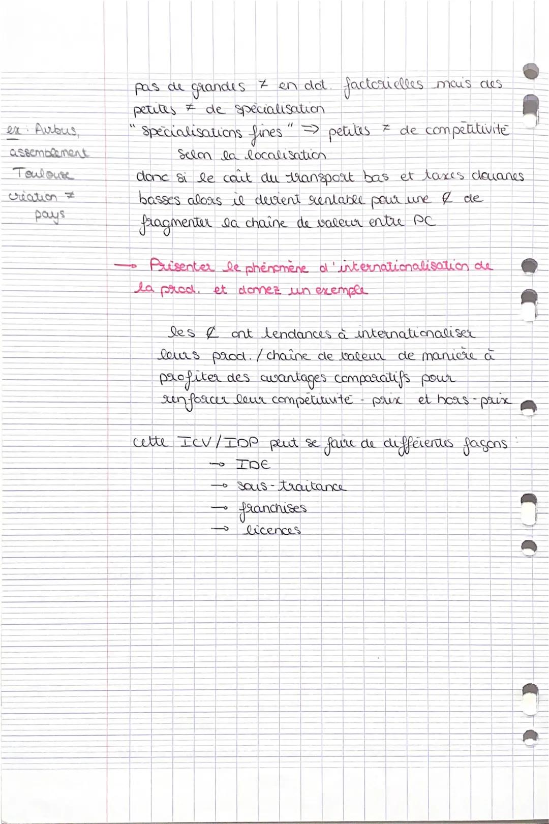 - EC1
- CHAP 2

- → Prisenter deux arguments justifiant le protectionnisme

industries anciennes
(Aextile)

- α le P peut être utilise par p