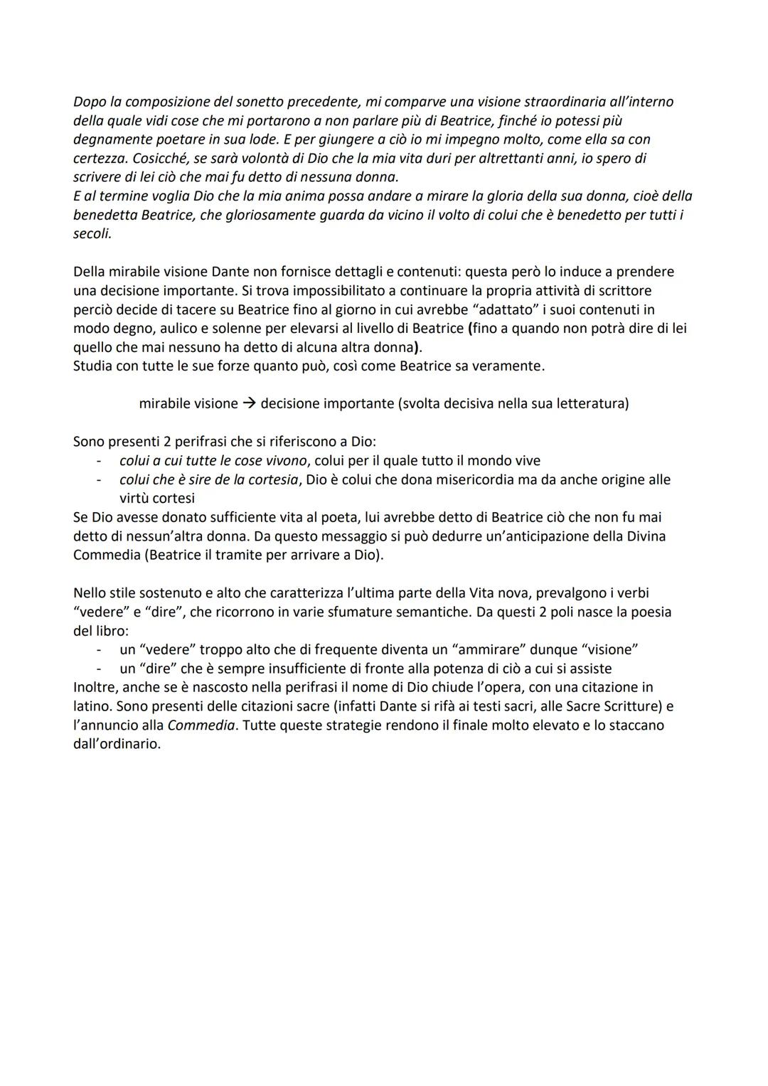 # VITA NOVA

Poetica di Dante La produzione dantesca può essere divisa in 3 fasi:

- lirica, coincidente con la Vita nova e le rime giovanil