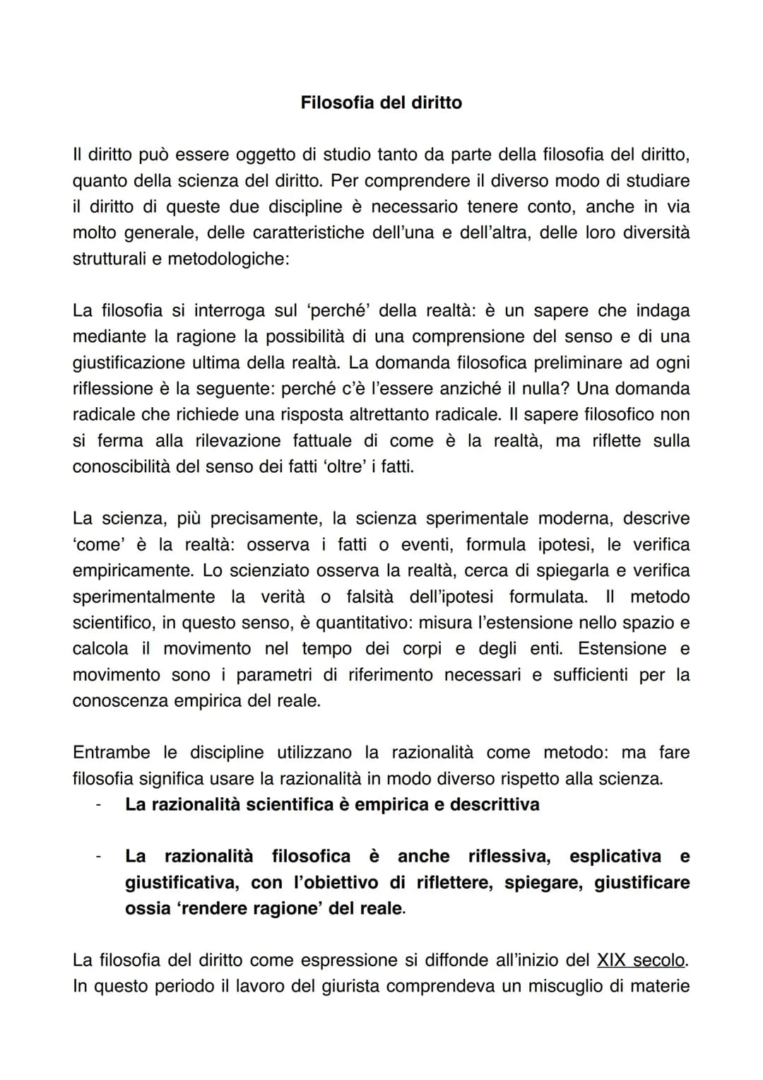 filosofia del diritto 