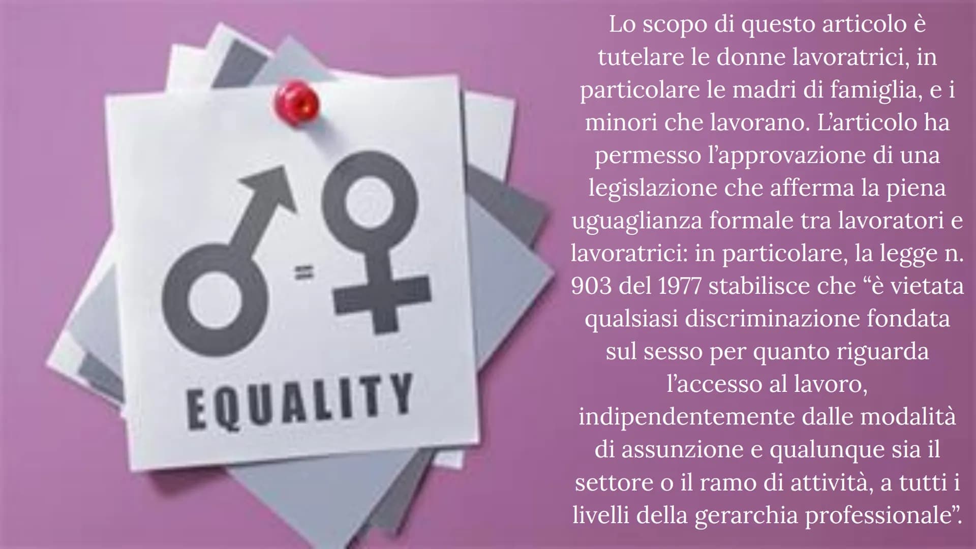 By
Sofia Tanzi
Basma Awad
Iris Familiari
Marta Guazzoni
Carlotta Fassari
ARTICOLO 37
Tutela del lavoro femminile e
minorile
218 ARTICOLO 37
