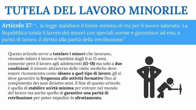 By
Sofia Tanzi
Basma Awad
Iris Familiari
Marta Guazzoni
Carlotta Fassari
ARTICOLO 37
Tutela del lavoro femminile e
minorile
218 ARTICOLO 37
