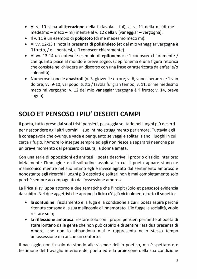 VOI CH'ASCOLTATE IN RIME SPARSE IL SUONO.
Questo sonetto è stato scritto da Petrarca tra il 1345 e il 1350 e venne scelto come
PROEMIO del C