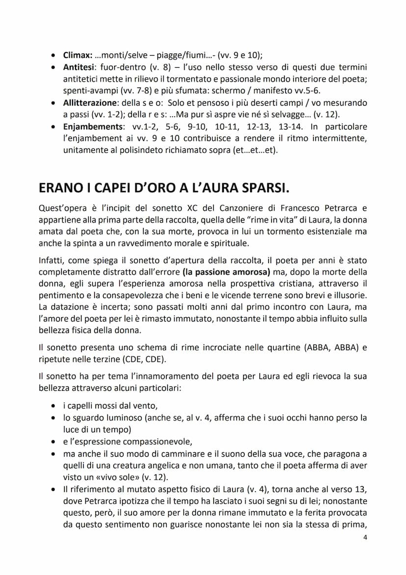 VOI CH'ASCOLTATE IN RIME SPARSE IL SUONO.
Questo sonetto è stato scritto da Petrarca tra il 1345 e il 1350 e venne scelto come
PROEMIO del C