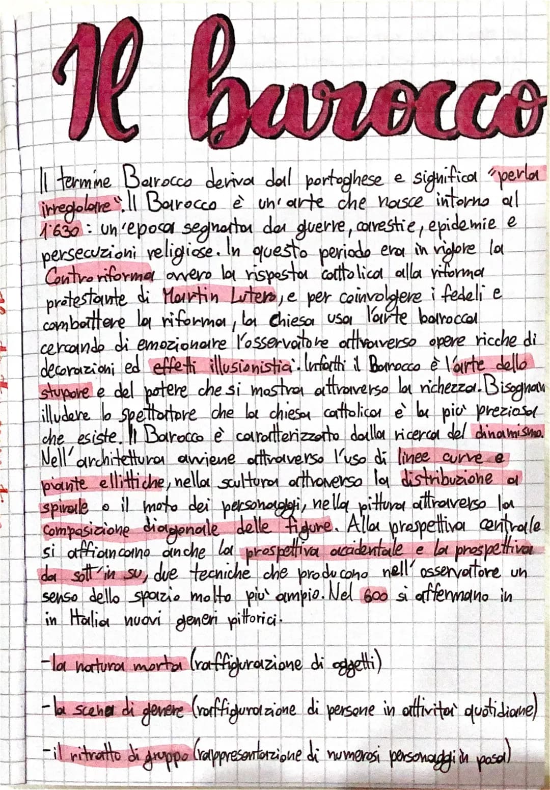 Il burocco
e
11 termine Barocco deriva dal portoghese
significa "perla
irregolare "Il Barocco è un'arte che nasce intorno al
1.630 un'epoca 