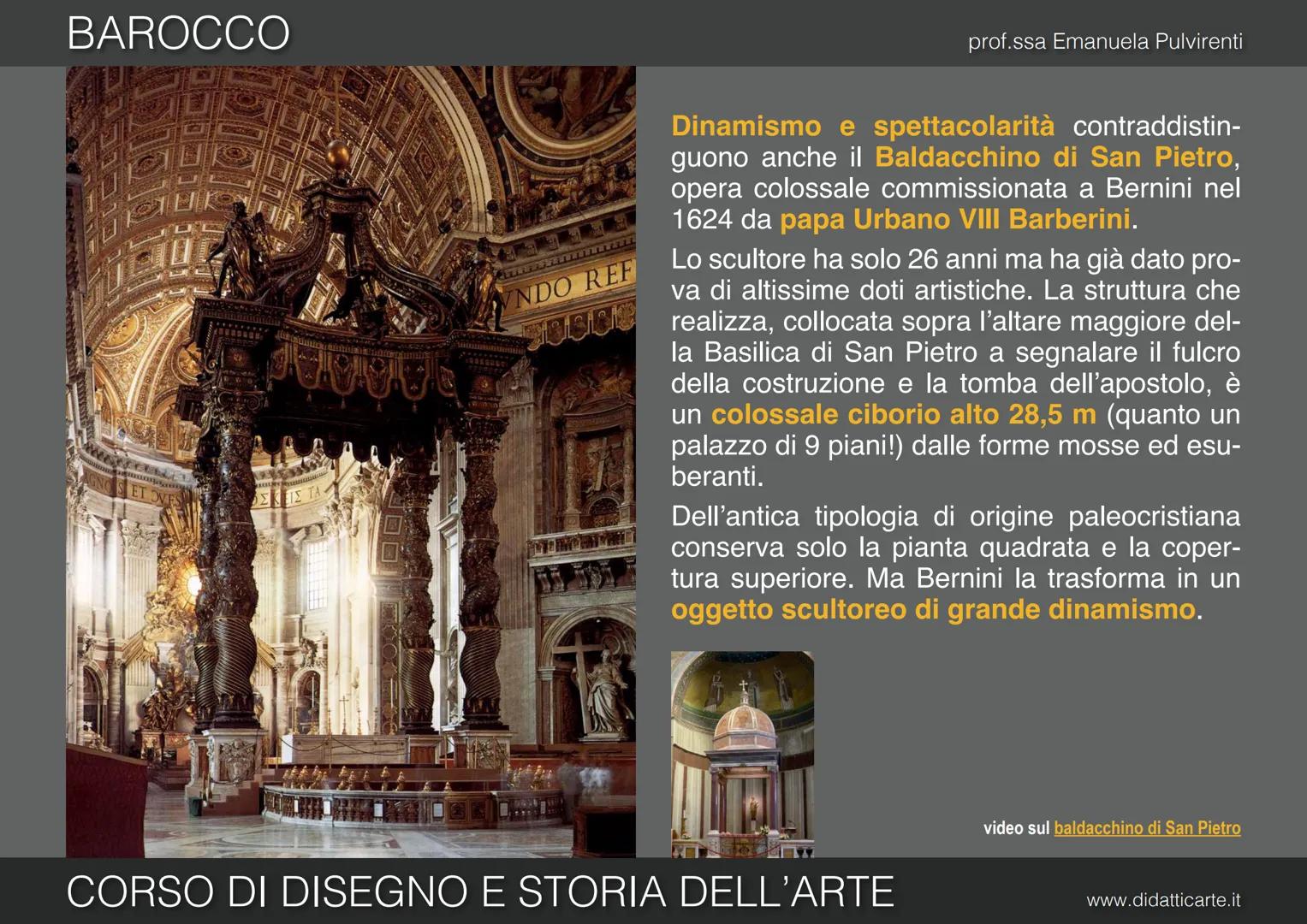 13. BAROCCO
Hrade
prof.ssa Emanuela Pulvirenti
www.didatticarte.it BAROCCO
IL SECOLO DELLA MERAVIGLIA
All'inizio del XVII sec. l'Italia non 
