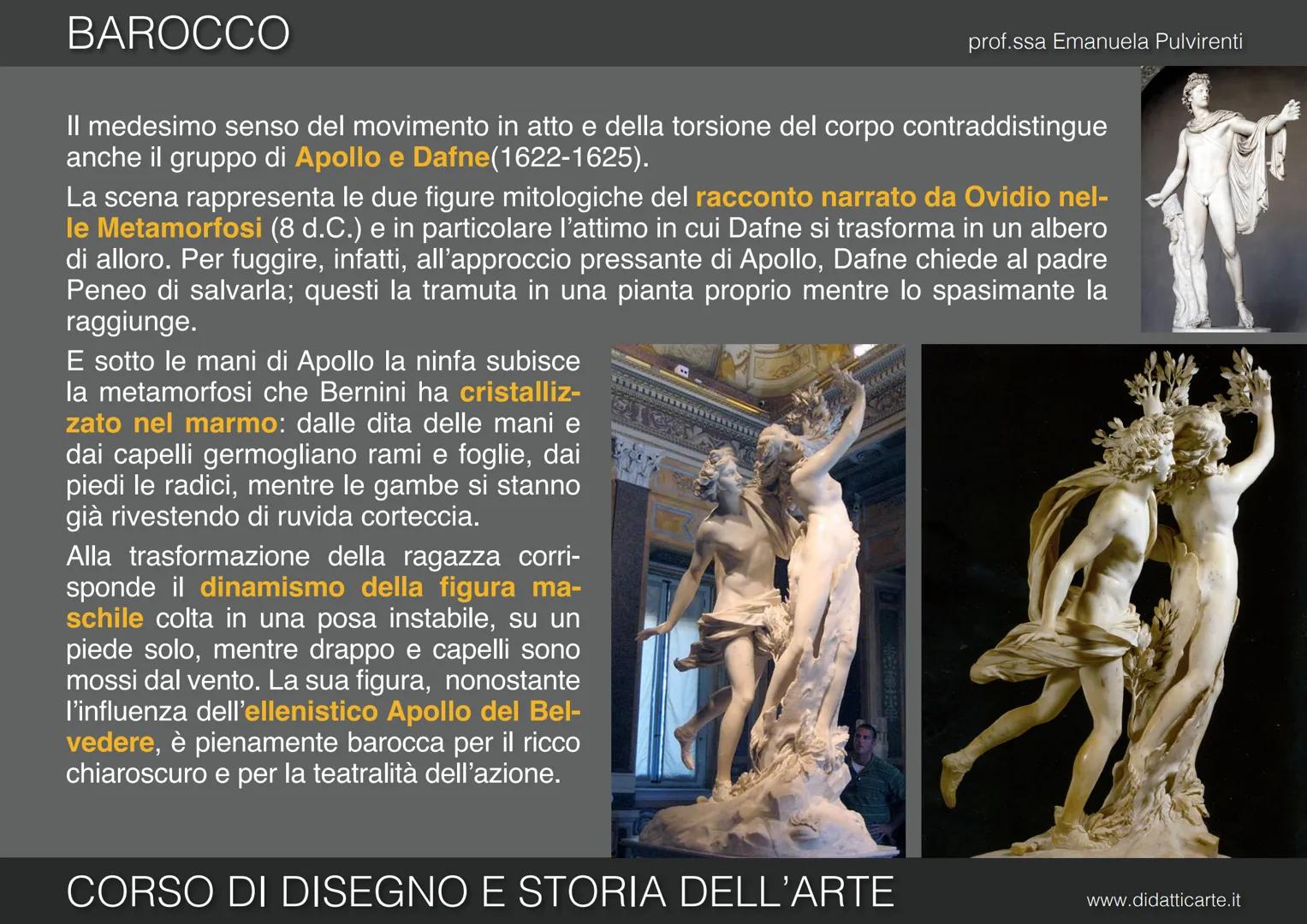 13. BAROCCO
Hrade
prof.ssa Emanuela Pulvirenti
www.didatticarte.it BAROCCO
IL SECOLO DELLA MERAVIGLIA
All'inizio del XVII sec. l'Italia non 