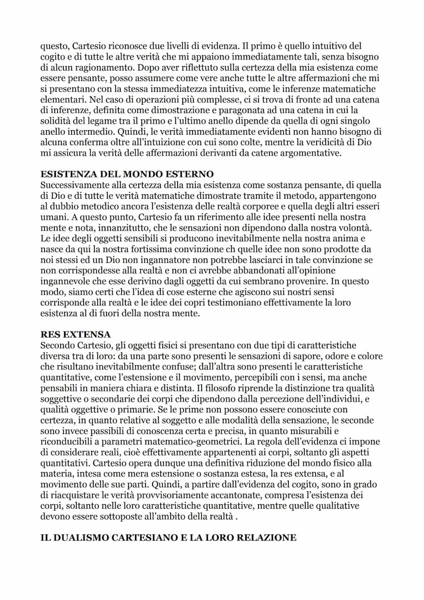 IL RAZIONALISMO
Nella filosofia moderna del Seicento e del Settecento, si possono individuare due
grandi correnti di pensiero: il razionalis